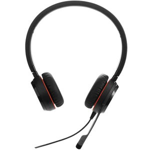 Jabra Evolve 20SE USB-C/A Overhead Wired Stereo Headset with Noise Cancelling - Certified for MS Teams