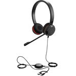 Jabra Evolve 30 II USB-C/USB-A Wired Stereo Headset - Certified for MS Teams