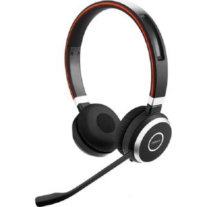 Jabra Evolve 65 SE UC Bluetooth On-Ear Wireless Stereo Headset with Noise Cancelling - Black - SPECIAL PRICE OFFER