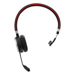 Jabra Evolve 65 SE Bluetooth Overhead Wireless Mono Headset with Charging Stand - Optimised for MS