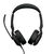 Jabra Evolve2 50 USB-C Bluetooth Overhead Wired Stereo Headset with Noise Cancelling - Optimised for UC