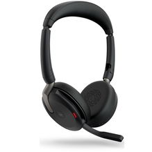 view Jabra Evolve2 65 Flex UC USB Bluetooth On-Ear Wireless Stereo Headset with Noise Cancelling and USB-C Dongle