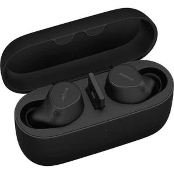 Jabra Evolve2 USB-A MS In-ear Wireless Stereo Earbuds with Noise Cancelling – Black