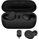 Jabra Evolve2 USB-C MS In-ear Wireless Stereo Earbuds with Noise Cancelling - Black