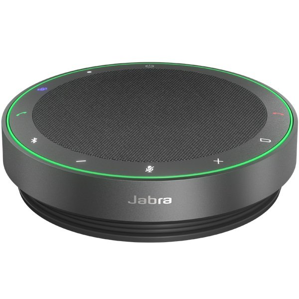 Jabra Speak2 75 MS USB & Bluetooth Portable Speakerphone with USB-A Dongle - Dark Grey, Certified for MS Teams