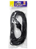 Jackson 10M Power Extension Lead Supplied in Retail Packaging - Black