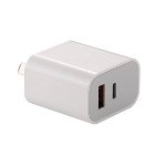 Jackson 18W Dual Port USB Wall Charger - White