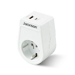 Jackson Inbound Slim USB-A & C Travel Adaptor - USA & EU