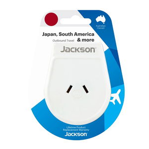 Jackson Outbound Slim Travel Adaptor - Japan & South America