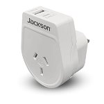 Jackson Outbound Slim USB-A & C Travel Adaptor - UK & Hong Kong