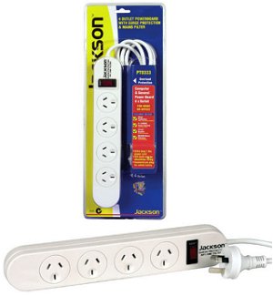 Jackson 4 Outlet Protected Power Board