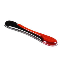 view Kensington Duo Gel Wave Wrist Pad - Red/Smoke