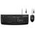 Kensington Pro Fit USB Wired Washable Keyboard & Mouse Combo - Black