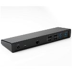 Kensington SD4750P USB-C/USB-A Dual Video Laptop Docking Station with 85W Power Delivery - 2x DisplayPort, 2x HDMI, 1x USB-C, 5x USB-A, Ethernet, Audio Port