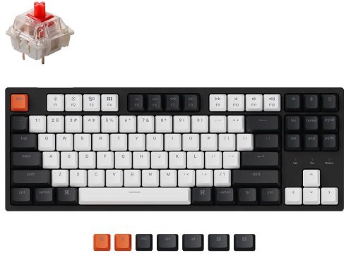 Keychron C1-B1 80% TKL Layout Red Switch RGB Wired Mechanical Keyboard