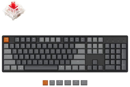 Keychron K10-J1 100% Red Switch RGB Wireless Mechanical Keyboard