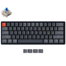 view Keychron K12 60% Blue Switch RGB Wireless Mechanical Keyboard