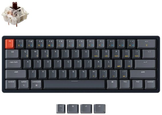 Keychron K12-C3 60% Brown Switch RGB Wireless Mechanical Keyboard