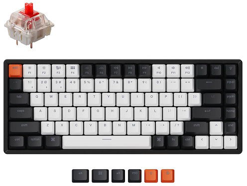 Keychron K2-C1H 75% Red Switch RGB Wireless Mechanical Keyboard