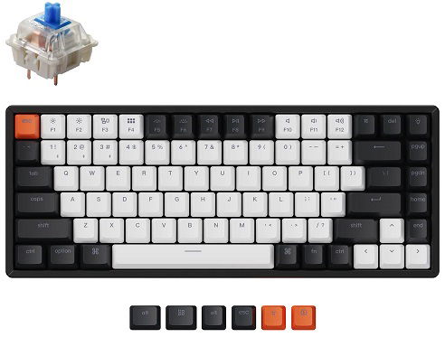 Keychron K2-C2H 75% Blue Switch RGB Wireless Mechanical Keyboard