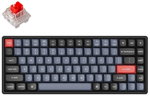 Keychron K2 Pro 75% ANSI Layout Red Switch RGB Wireless Mechanical Keyboard - Black