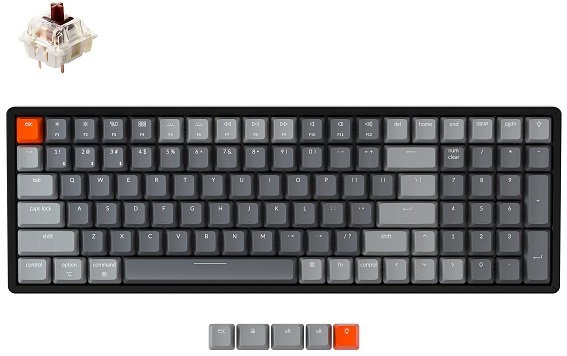 Keychron K4-J3 96% Brown Switch RGB Wireless Mechanical Keyboard