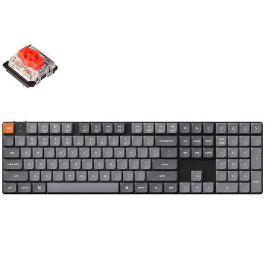 Keychron K5 Max 100% Red Switch RGB Wireless Mechanical Keyboard