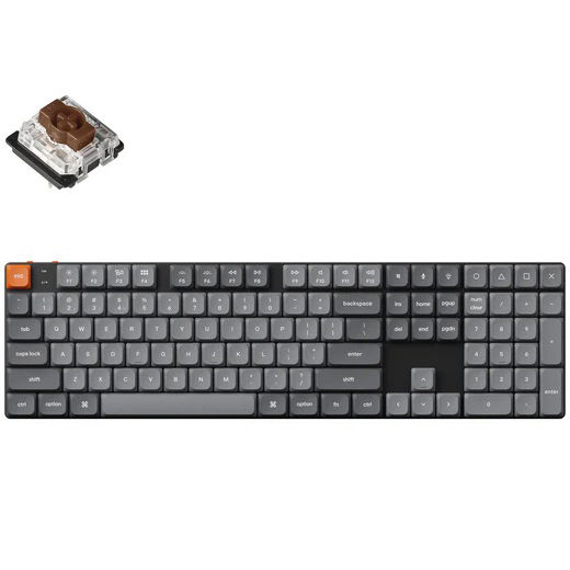 Keychron K5 Max 100% Brown Switch RGB Wireless Mechanical Keyboard