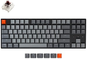 Keychron K8-B3 80% TKL Layout Brown Switch RGB Wireless Mechanical Keyboard