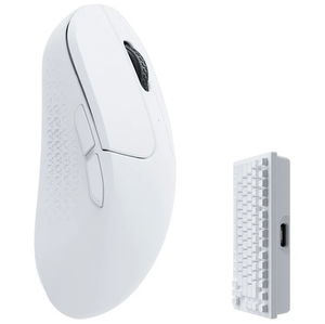 Keychron M3 Mini Bluetooth 2.4GHz 4000Hz Optical Wireless Mouse - White