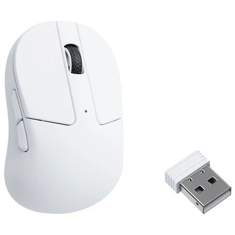 Keychron M4 Bluetooth 2.4GHz 1000Hz Optical Wireless Mouse - White