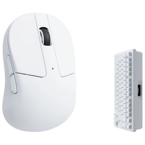 Keychron M4 Bluetooth 2.4GHz 4000Hz Optical Wireless Mouse - White