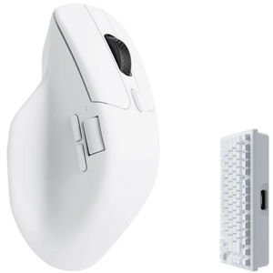 Keychron M6 Bluetooth 2.4GHz 4000Hz Optical Wireless Mouse - White