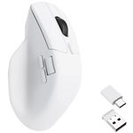 Keychron M6 USB Bluetooth 1000Hz Optical Wireless Mouse - White