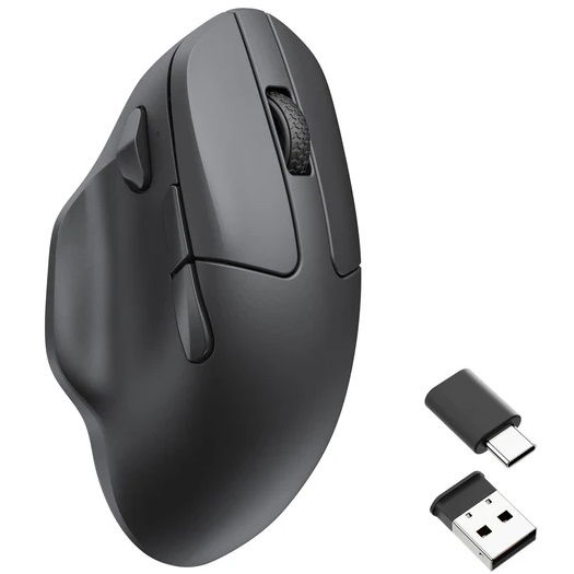 Keychron M7 USB Bluetooth Optical Wireless Mouse - Black