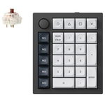 Keychron Q0 Max Brown Switch RGB Wireless Mechanical Number Pad with Knob - Black