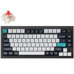 Keychron Q1 Max 75% Red Switch RGB Wireless Mechanical Keyboard with Knob - Carbon Black