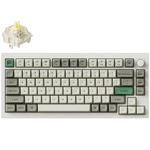 Keychron Q1 Max 75% Banana Switch RGB Wireless Mechanical Keyboard with Knob - Shell White