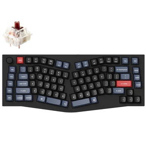 Keychron Q10 75% Brown Switch Wired Mechanical Keyboard with Knob - Carbon Black