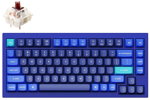 Keychron Q1-J3 75% Brown Switch RGB Wired Mechanical Keyboard - Navy Blue