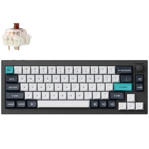 Keychron Q2 Max 65% Brown Switch RGB Wireless Mechanical Keyboard with Knob - Carbon Black