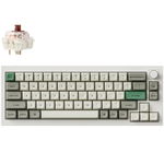 Keychron Q2 Max 65% Brown Switch RGB Wireless Mechanical Keyboard with Knob - Shell White