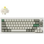 Keychron Q2 Max 65% Banana Switch RGB Wireless Mechanical Keyboard with Knob - Shell White