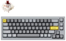 view Keychron Q2-D3 65% Brown Switch RGB Wired Mechanical Keyboard - Silver Grey