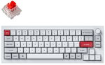 Keychron Q2P-P1 65% Red Switch RGB Wireless Mechanical Keyboard With Knob - Shell White