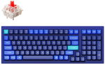 Keychron Q5-J1 96% Red Switch RGB Wired Mechanical Keyboard - Navy Blue