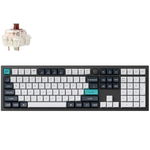 Keychron Q6 Max 100% Brown Switch RGB Wireless Mechanical Keyboard with Knob - Carbon Black