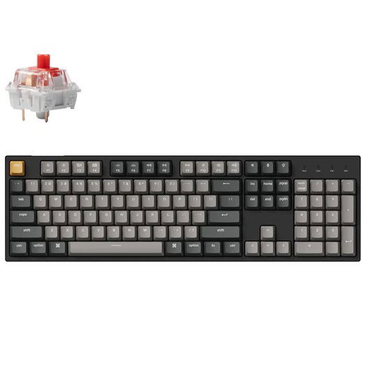 Keychron Q7 100% Red Switch RGB Wired Mechanical Keyboard