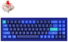 view Keychron Q7-J1 70% Red Switch RGB Wired Mechanical Keyboard - Navy Blue