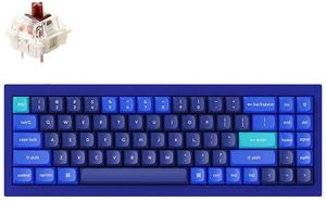 Keychron Q7-J3 70% Brown Switch RGB Wired Mechanical Keyboard - Navy Blue